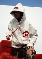 MEDM M Buckle Drawstring Hoodie
