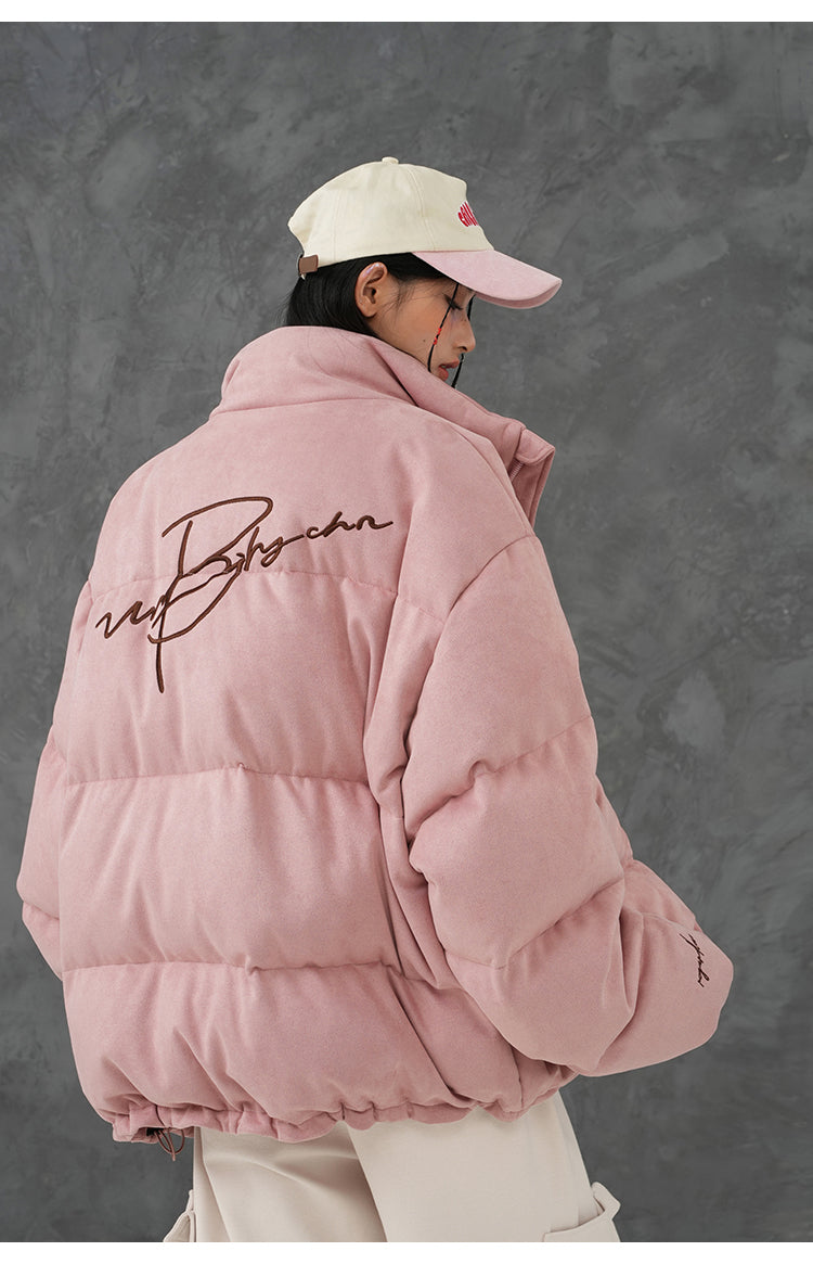 BJHG Suede Puffer Jacket