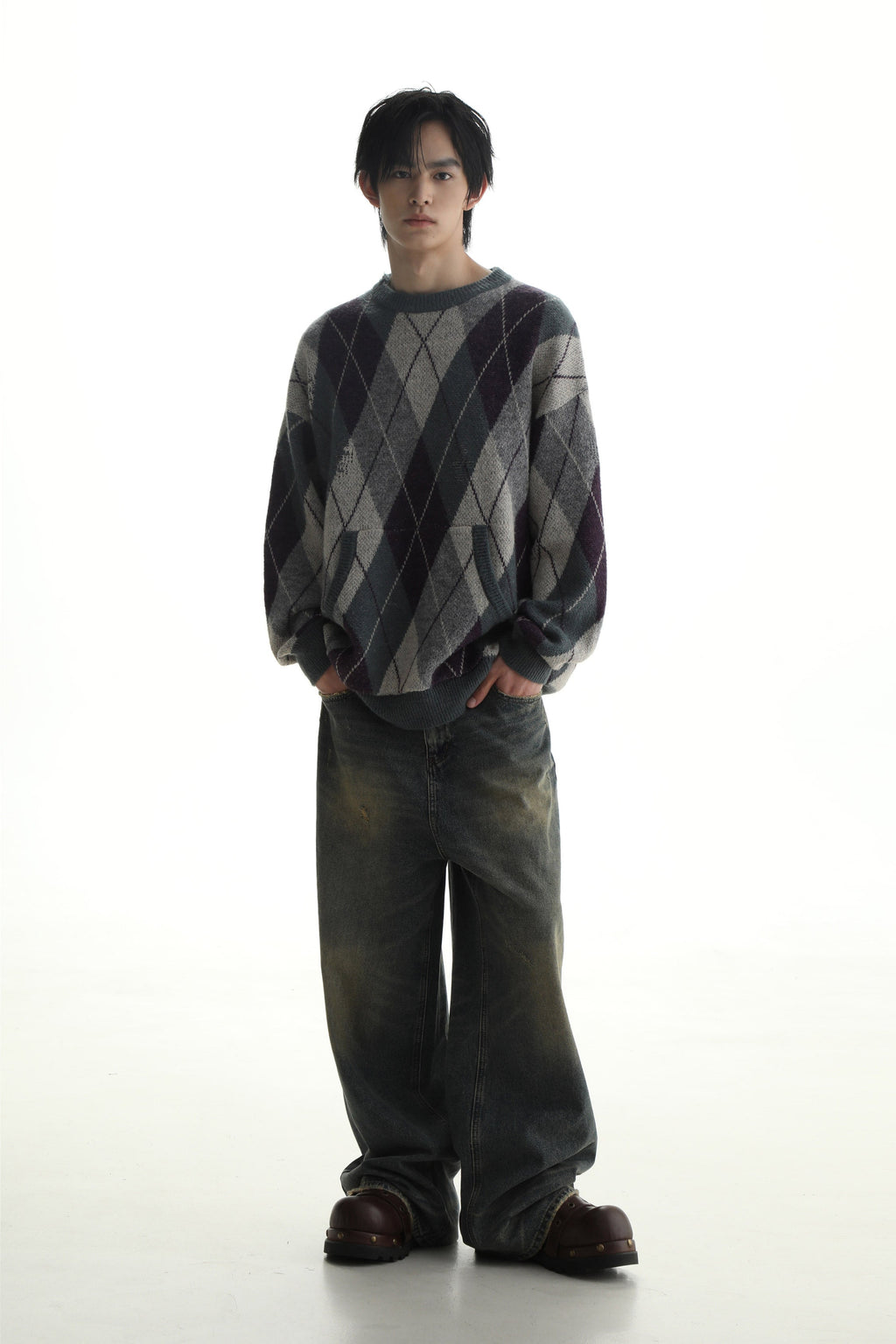 MASONPRINCE Argyle Sweater