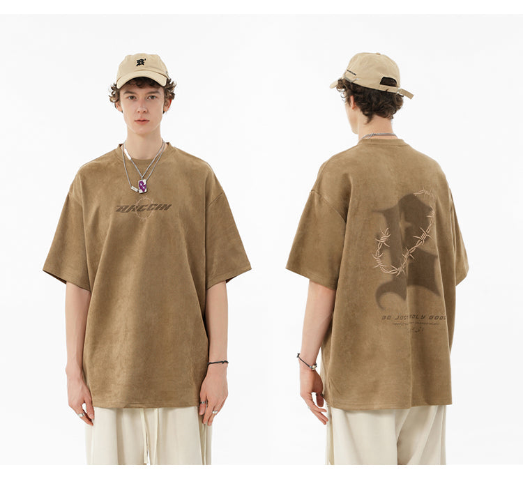 BJHG "Thorns" Suede Tee