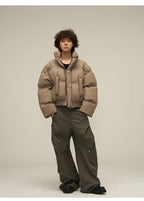 WLNEXT Layered Puffer Jacket