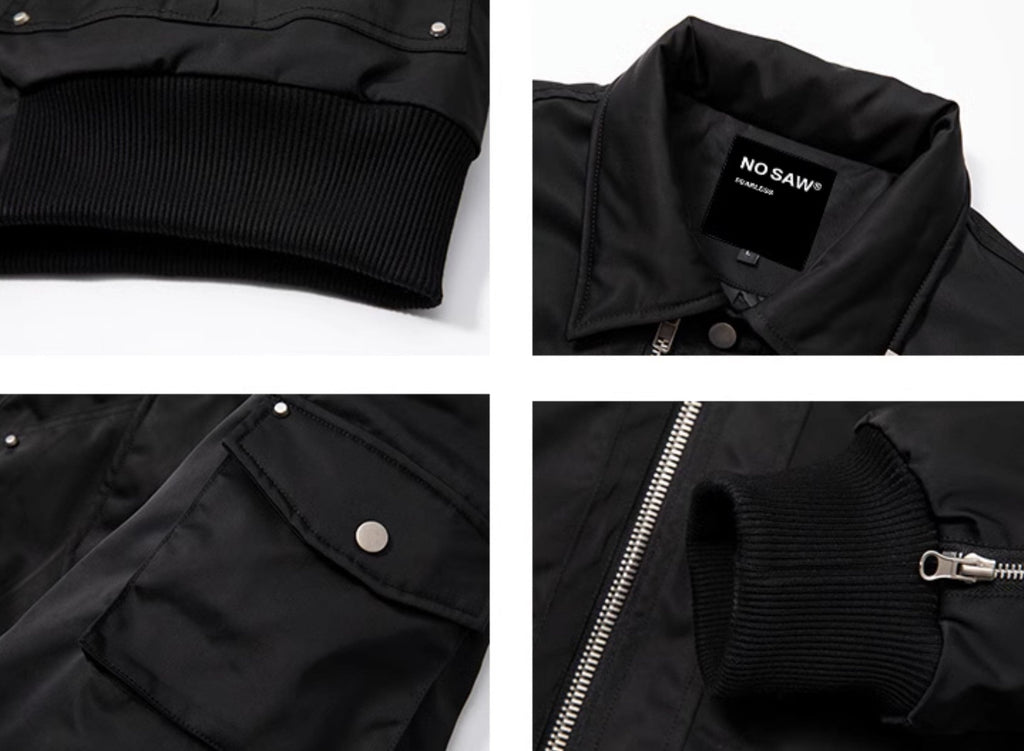 NOSAW Studded Flight Jacket