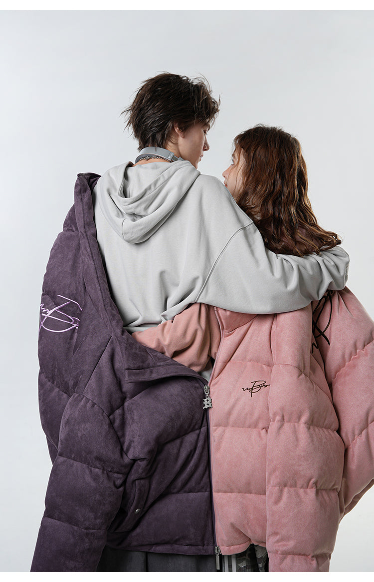 BJHG Suede Puffer Jacket