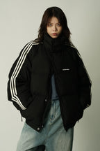 MASONPRINCE Striped Puffer Jacket