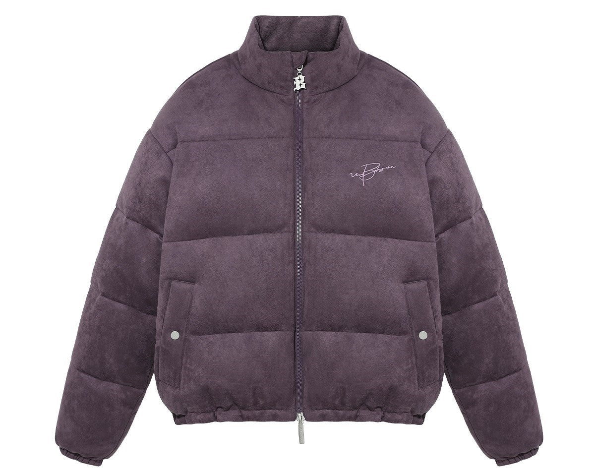 BJHG Suede Puffer Jacket