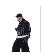 CulturE Spliced Biker Jacket