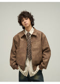 WLNEXT Distressed Faux Leather Jacket