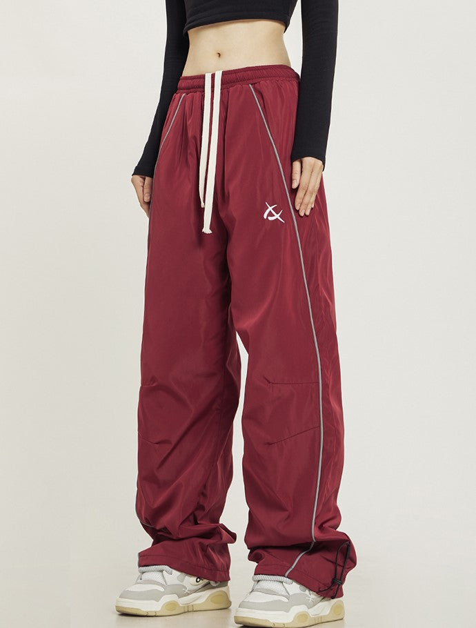 CTB Wide-Leg Track Pants