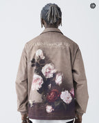 HARSH and CRUEL Painted Flowers Windbreaker Jacket