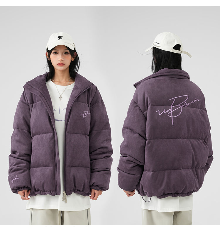 BJHG Suede Puffer Jacket