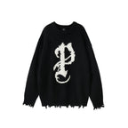 PCLP Mosaic P Knit Sweater