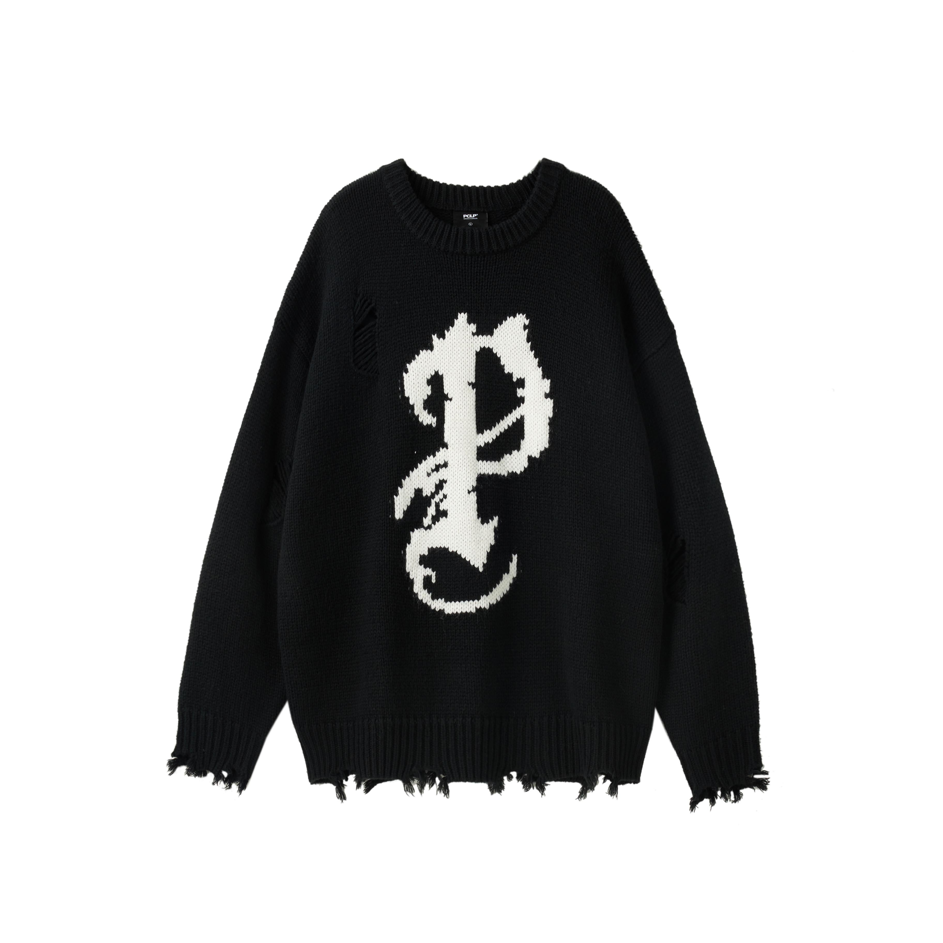 PCLP Mosaic P Knit Sweater