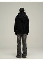 HJK Exclusive Asymmetrical Zip Hooded Jacket