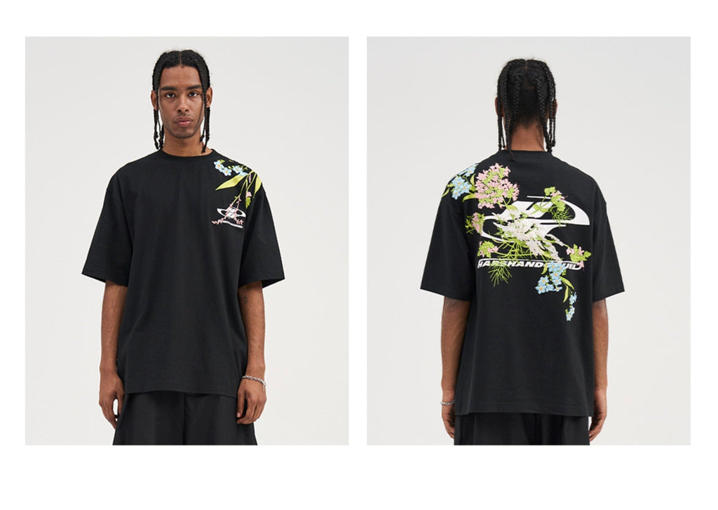 HARSH and CRUEL Embroidered "Bloom" Tee