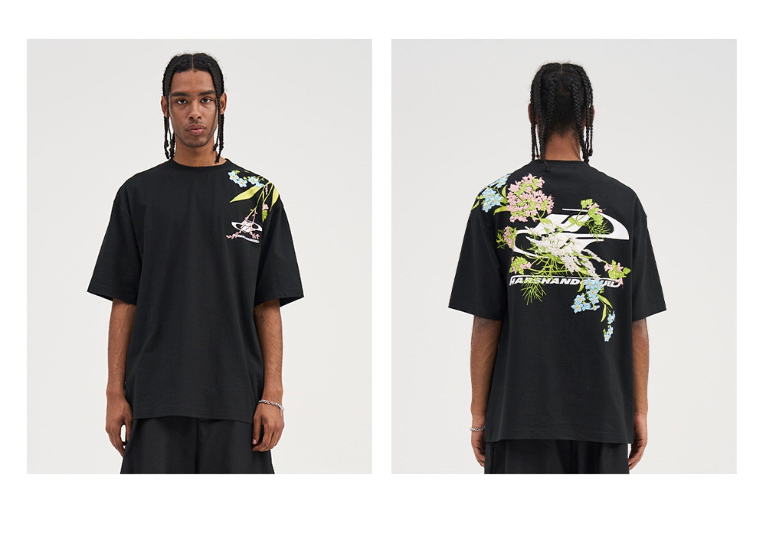 HARSH and CRUEL Embroidered "Bloom" Tee