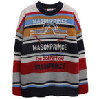 MASONPRINCE Multi Color Alpaca Knit Sweater