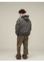 WLNEXT Faux-Fur Trimmed Parka Jacket