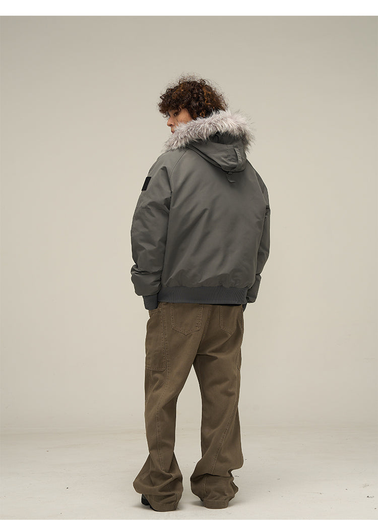 WLNEXT Faux-Fur Trimmed Parka Jacket