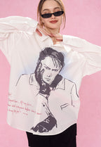 REVERSE IRONY Portrait Button Long Sleeve