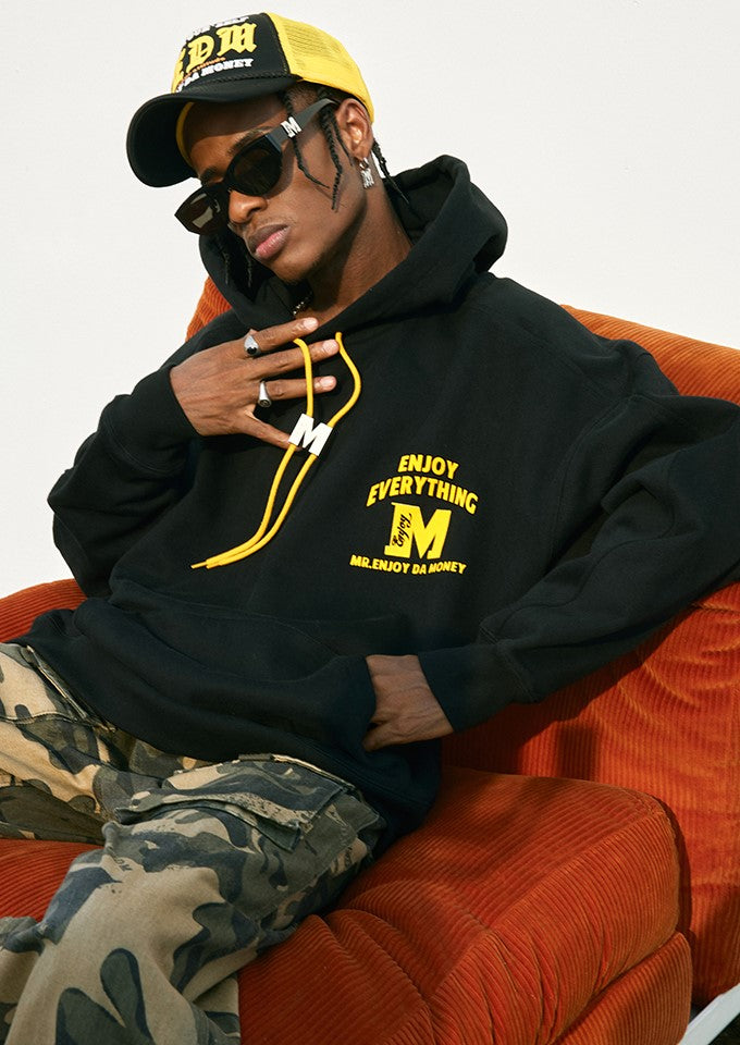 MEDM M Buckle Drawstring Hoodie