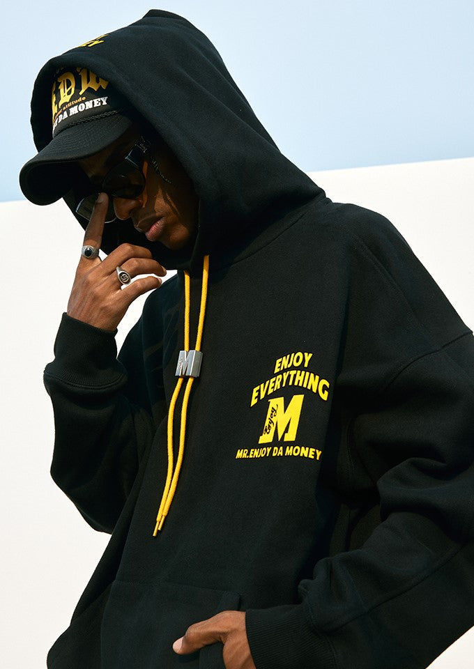 MEDM M Buckle Drawstring Hoodie