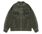 BJHG Vintage Motorcycle Jacket