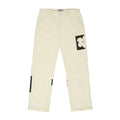 EMPTY REFERENCE Two-Tone Flower Corduroy Trousers