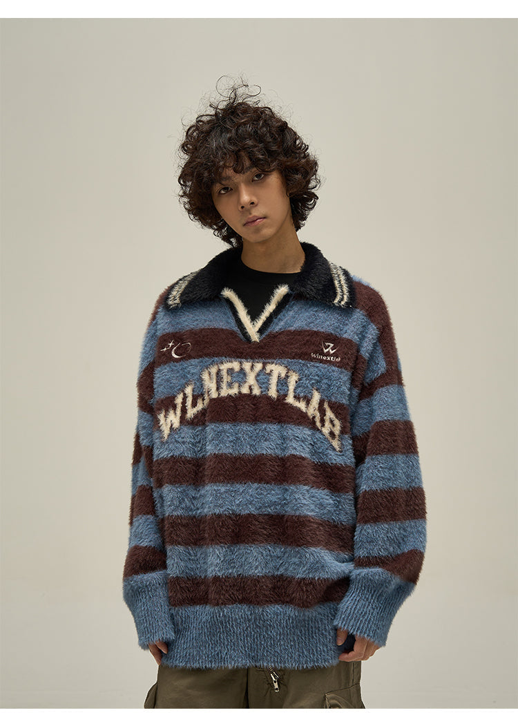 WLNEXT Logo Collared Sweater