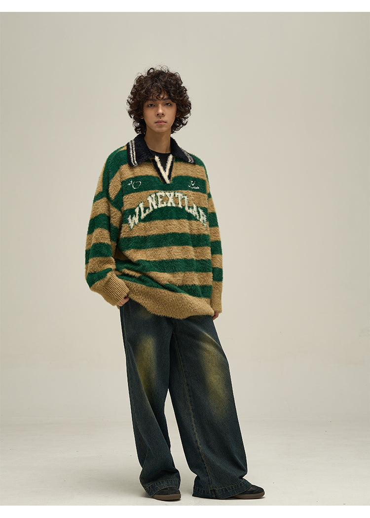 WLNEXT Logo Collared Sweater