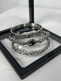 MINBIN "Mittsu" Three-Piece Bracelet Set