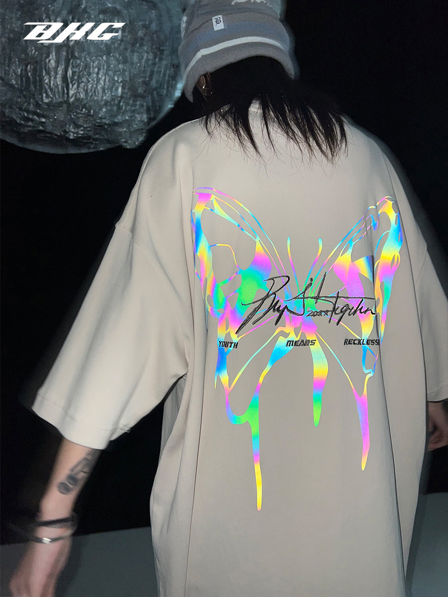 BJHG 3M Reflective Butterfly Tee