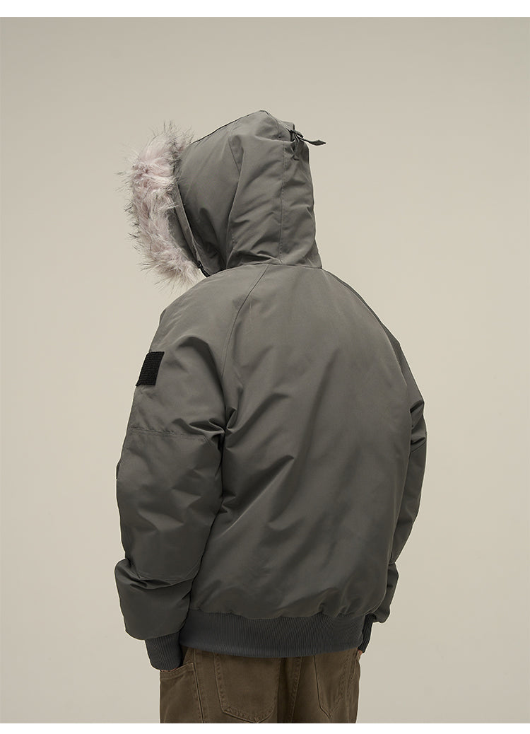 WLNEXT Faux-Fur Trimmed Parka Jacket