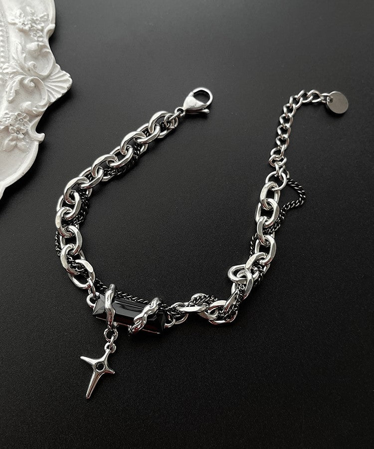 HEIMA Obsidian Thorn Bracelet