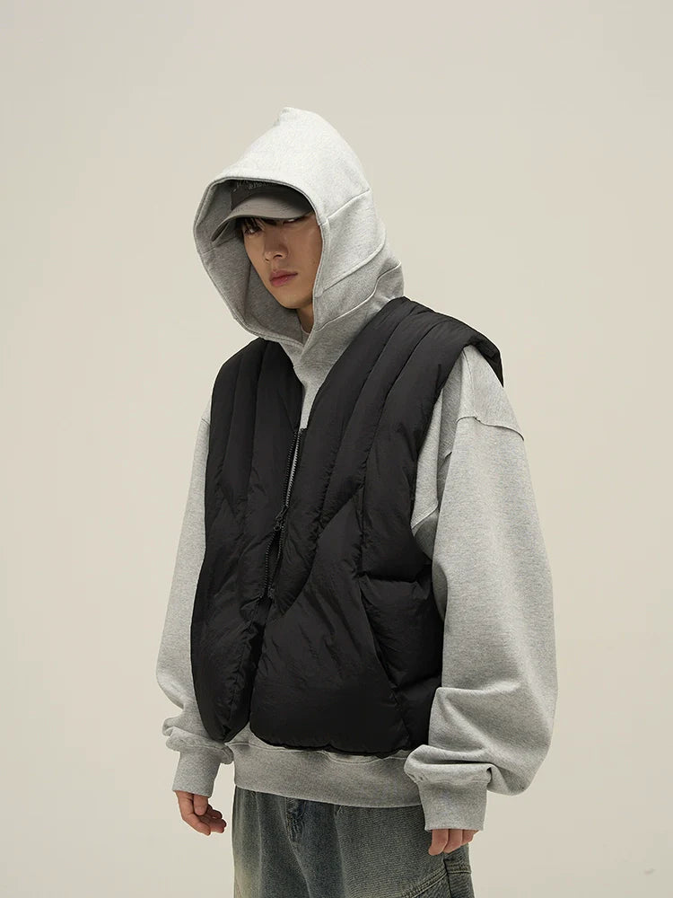 Paneled Puffer Vest