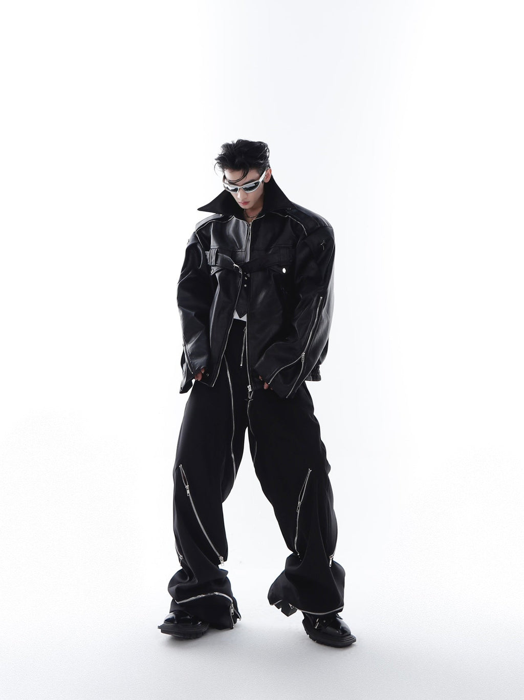 CulturE Pin-Buckle Biker Jacket