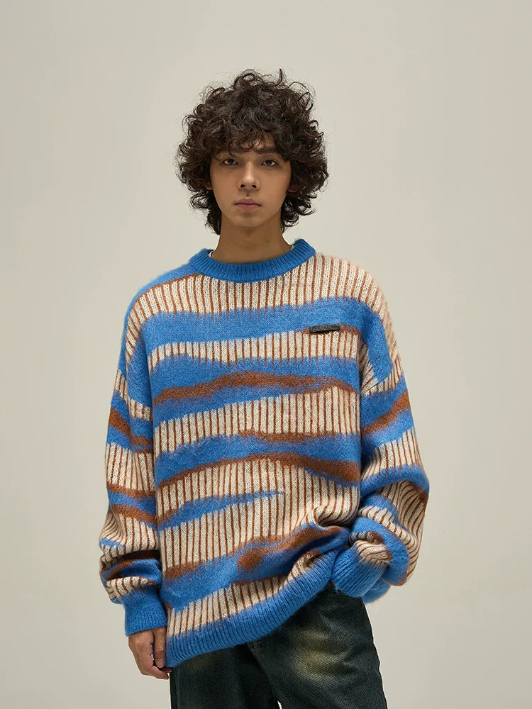 WLNEXT Double Striped Sweater