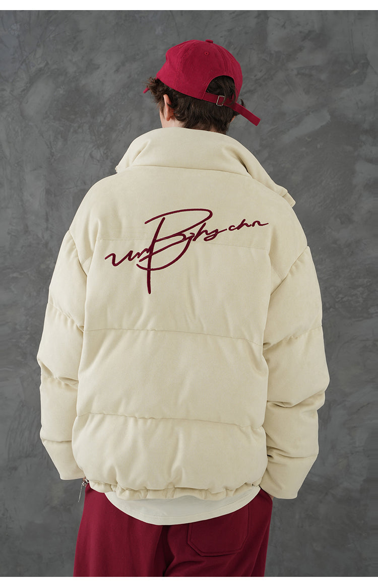 BJHG Suede Puffer Jacket