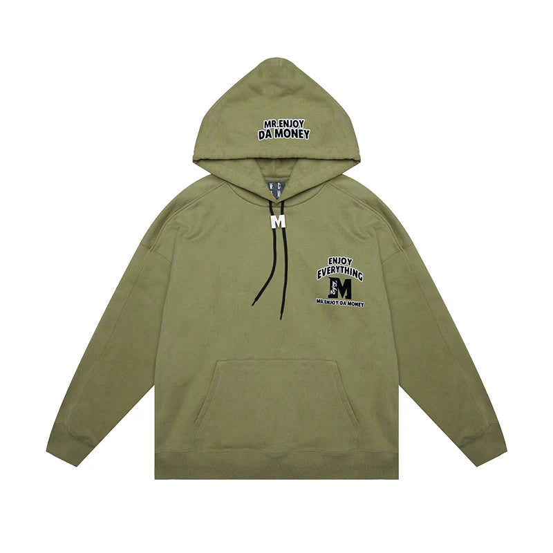 MEDM M Buckle Drawstring Hoodie