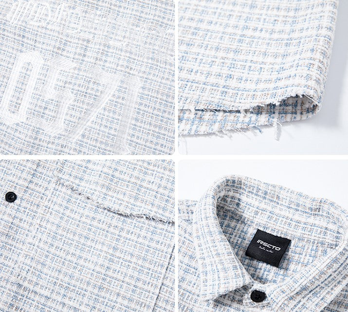 NOSAW Raw Edge Tweed Flannel