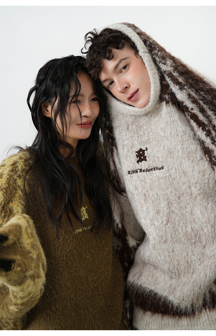 BJHG Textured Jacquard Sweater