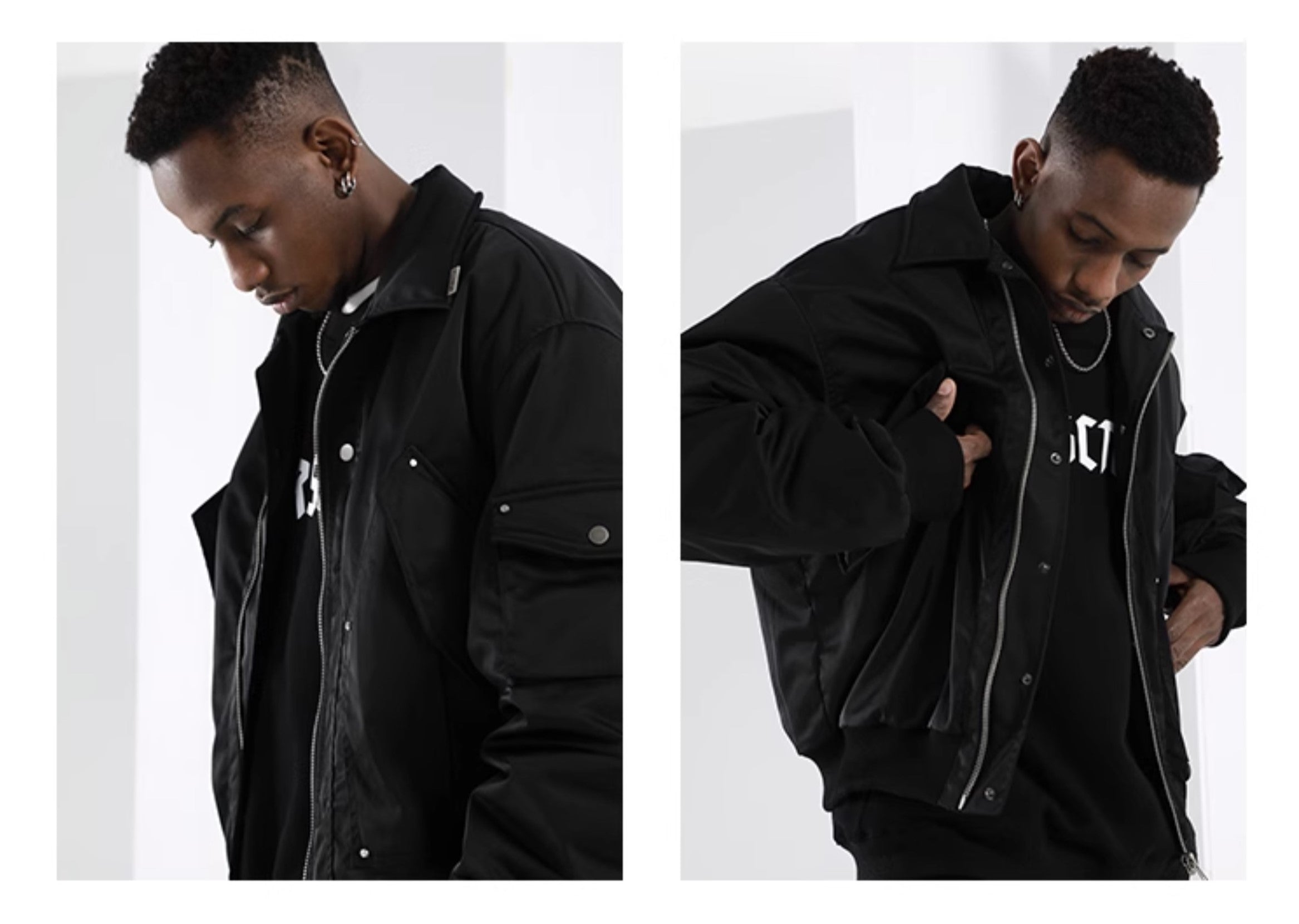 NOSAW Studded Flight Jacket