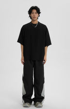 JHYQ Contrast Striped Track Pants