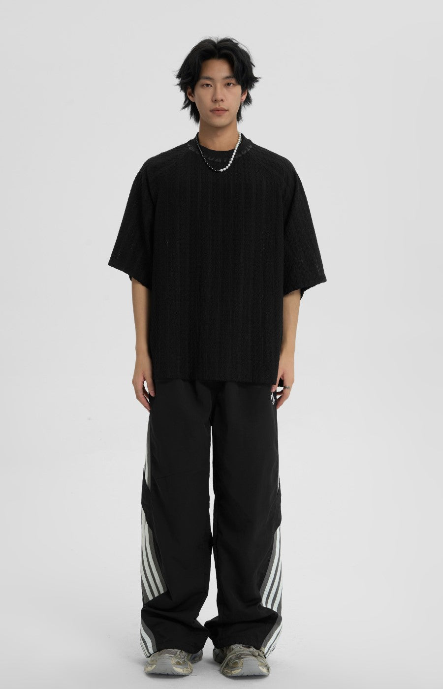 JHYQ Contrast Striped Track Pants
