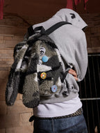 DND4DES Camo Rabbit Fur Backpack