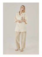 EMPTY REFERENCE Off-White Button-Up Shirt