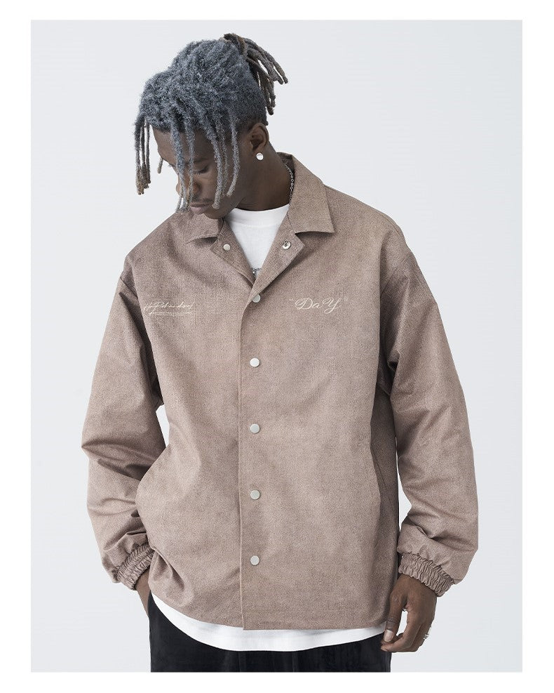 HARSH and CRUEL Painted Flowers Windbreaker Jacket