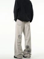 MADWITCH Script "Muse" Denim Jeans