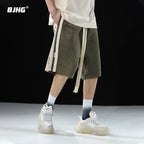 BJHG Velour Wideleg Lounge Shorts
