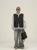 Paneled Puffer Vest
