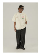 EMPTY REFERENCE Off-White Button-Up Shirt